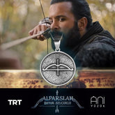 Tozkoparan The Archer Planet Model Bow and Arrow Silver Necklace